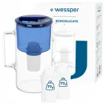 Wessper D2 BOROSILICATE 3 l filtrikann 3 filtriga