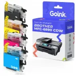 Brother MFC-6890 CDW tindikassetid, CMYK, LC1100, 4 tk
