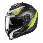 Mootorratta kiiver HJC C70 SILON must/kollane