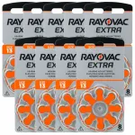 Kuuldeaparaadi patareid RAYOVAC EXTRA 13 MF PR48, tsink-&otilde;hk, 72 tk
