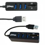 Kaardilugeja USB jagajaga, SD pesa, s&uuml;learvutile ja lauaarvutile