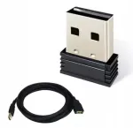 USB ANT+ adapter Zwift, Tacx, Wahoo, Elite treeningseadmetele
