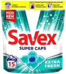 Savex Caps Fresh pesukapslid, 15 pesukorda, universaalsed, valged