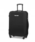 Keskmise suurusega ratastega kohver PUCCINI ABS025B-1, must