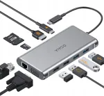 USB-C jaotur VGA-ga, YIYOO 10-in-1 dokk