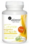 Aliness magneesiumtsitraat 125 mg koos B6-vitamiiniga, 100 kapslit