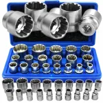 Padrunv&otilde;tmete komplekt Spline 1/2'' CrV 8-32 mm