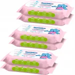 BAMBINO 3W1 emollient niisked salvr&auml;tikud, 2x57 tk, 3 pk