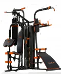 ATLAS GYM nelja jaamaga treeningmasin 2x80 kg kaalude ja poksip&auml;rgaga V.2
