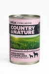 Country & Nature konserveeritud koeratoit j&auml;neselihaga k&otilde;rvitsa ja &otilde;unaga, 400 g