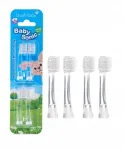 Hambaharja otsikud BRUSH-BABY BabySonic, 4 tk