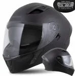 Motorratturi kiiver Cassida ORBIT XS, mati, Pinlock klaasiga, interkomile kohandatud