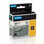 Dymo 18055 termokahanduv lint, 12 mm x 1,5 m, must-valge