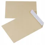 Pruunid &uuml;mbrikud teibiga, B5, 176x250 mm, 90 g/m&sup2;, 10 tk