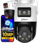 P&ouml;&ouml;rlev Dahua 10MP WiFi kaamera (2x5MP) P5D-5F-PV, k&otilde;lari ja mikrofoniga