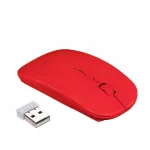 Traadita optiline hiir ECOBOX 4D SlimFit, punane