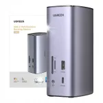 Ugreen 12in1 dokipeatus USB-C, HDMI, DP, RJ45 ja AUX-iga