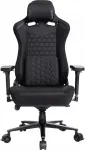 Ultradesk THRONE musta kangaga m&auml;nguritool p&ouml;&ouml;rleva mehhanismiga