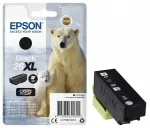 Epson 26XL must tint, suur maht, originaal, C13T26214012