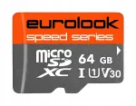 MicroSD XC V30 U1 Class 10 64GB m&auml;lukaart WiFi IP kaameratele