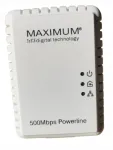 Maximum Powerline 500 NANO v&otilde;rgukaablite komplekt, 500 Mb/s, sobib 12T12 pistikule