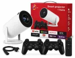 4K WiFi Android Bluetooth konsool LED projektor retro m&auml;ngudega