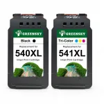 Tindikassett Canon 540 541 XL mikroskeemiga, sobib Pixma TS5150, TS5151, MG3650, MG3600, MX375, MX475