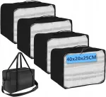 5-osaline pagasi sorteerimiskorvade komplekt, 40 &times; 20 &times; 25 cm