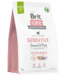 Koeratoit BRIT Sustainable Sensitive Kala & Putukad, 3 kg