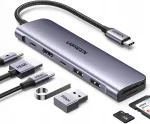 USB-C multifunktsionaalne adapter 7-in-1 4K HDMI, 100W PD ja SD kaardilugejaga