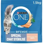 Kuiv kassitoit PURINA ONE Sterilised forelliga, 1,5 kg