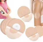 Ringikujulised kaitseplaasterid FreeStyle Libre 2/3 sensorile, liivakarva, 25 tk