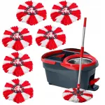 Mikrofiibrist lapid Turbo ja Easy Wring harjadele, 6 tk