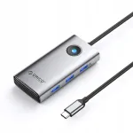 USB-C jagaja PW11-6P USB-A, USB-C ja HDMI &uuml;hendustega, hall