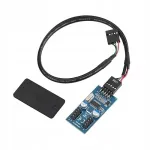 Sise-USB 2.0 9-kontaktne jaotur emaplaadile, terasest