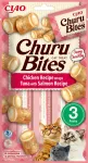 Inaba Churu Bites kasside maius kanaga, tuunikalaga ja l&otilde;hega, 3 x 10 g