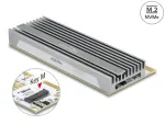 Delock 90566 PCIe x16 (x4/x8) kaart 1x NVMe M.2 Key M LED valgustusega