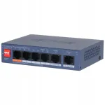 DAHUA CS4006-4GT-60-V2 PoE v&otilde;rgul&uuml;liti, 4 porti + 2 uplinki