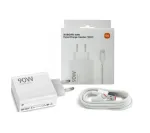 USB-A laadija Xiaomi 90 W HyperCharge, valge, PD 6,1 A