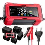 Aku impulsi tasandaja LCD-ekraaniga, 12V, 6A, mootorratastele ja autodele