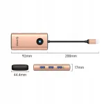 USB-C dokijaam 6-in-1: USB-A, USB-C, HDMI, RJ45, PD 100W, 4K 30Hz, 2.5G