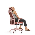 Ergonoomiline kontoritool SitOne, roosa, p&ouml;&ouml;ratava alusega