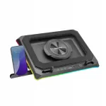 S&uuml;learvuti jahuti, 18", 140 mm, RGB, USB-C, must