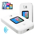 &Uuml;levalatav 4G ruuter SIM-kaardiga, 3000 mAh, juhtmevaba WiFi reisiks