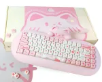 M&auml;nguklaviatuur Nice 65% 68, Bluetooth, USB, PBT, vahetatavad l&uuml;litid
