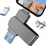 USB m&auml;lupulk 512GB, 4in1, USB 3.0, Lightning, Type-C, Micro