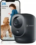 Siseruumide j&auml;relevalvekaamera COCOCAM ZY-C7 2K WiFi, 3MP, PTZ 355&deg;/90&deg;, PIR, AI, 5200mAh