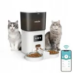 Automaatne PWEZON 6 l s&ouml;&ouml;tja kassidele ja koertele, WiFi ja &auml;piga taimeriga