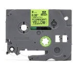 Brother P-touch TZE-C21 kleebislint, 9 mm, kollane, 5 m