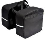 Jalgratta kott 2x10L, must